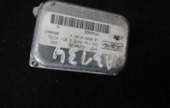 Volvo V50 ESP acceleration yaw rate sensor 3m5t14b296ab 3m5t-14b296-ab