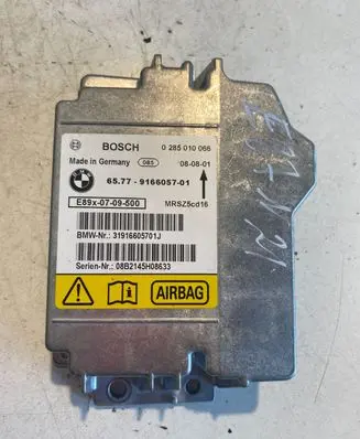 BMW 1 E81 E87 Airbag control unit/module 9166057 MRSZ5C016 0285010066
