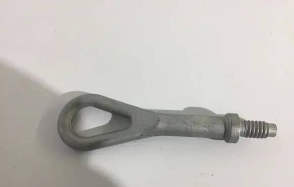 Towing hook eye