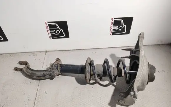 Front shock absorber with coil spring