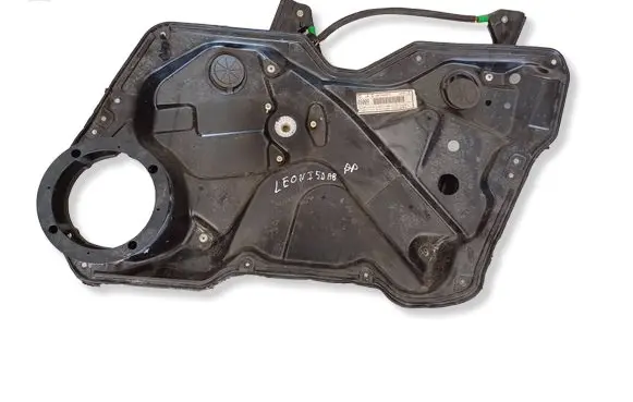Seat Leon (1M) Front door window regulator with motor 1M0837756