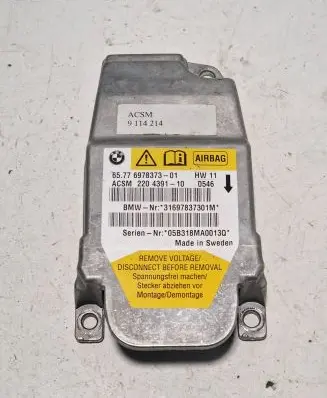 BMW 5 E60 E61 Airbag control unit/module 6978373 31697837301M 220439110