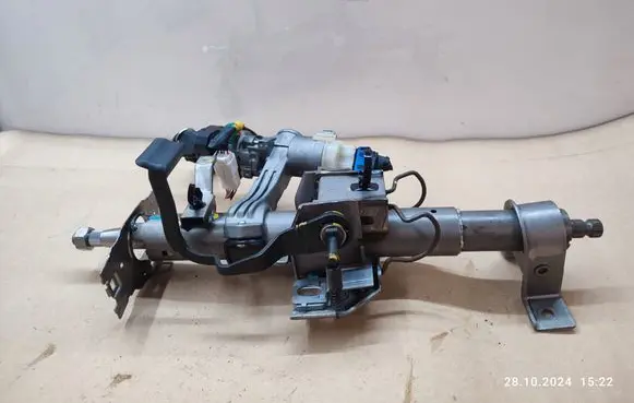 Steering wheel axle