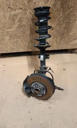Front wheel hub spindle knuckle