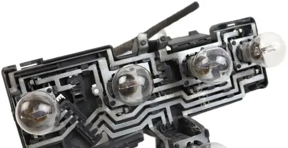 Volkswagen PASSAT B5.5 Tail light bulb cover holder 3B9945257B