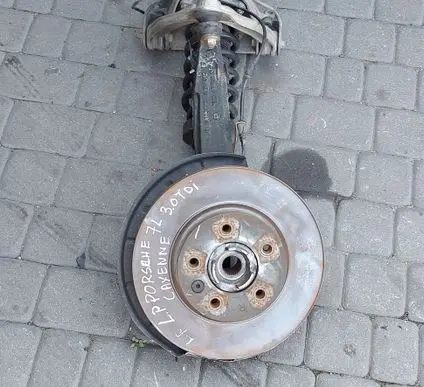 Porsche Cayenne (9PA) Front wheel hub spindle knuckle 7L0407258AParts