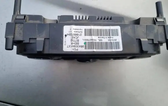 Peugeot 307 CC Climate control unit TEMP