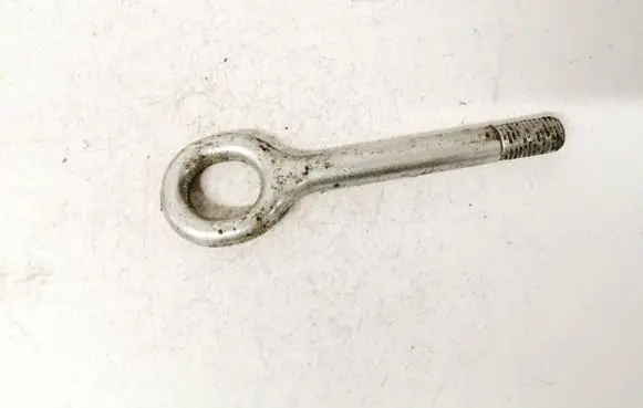 Towing hook eye