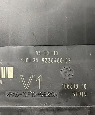 BMW 5 F10 F11 Comfort/convenience module 9228488 10681810