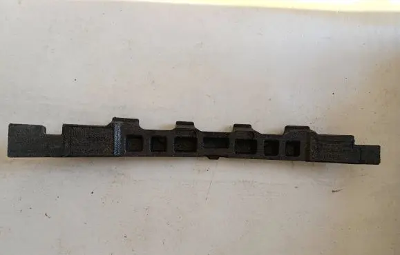 Front bumper foam support bar