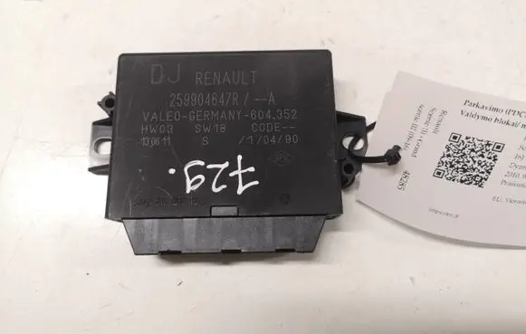 Renault Scenic III - Grand scenic III Parking PDC control unit/module 259904647R 604352