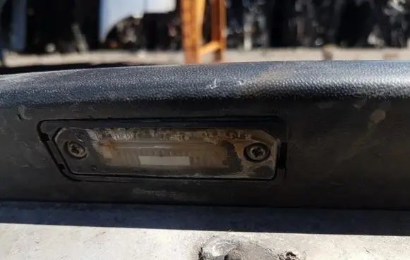 Volkswagen Polo Number plate light