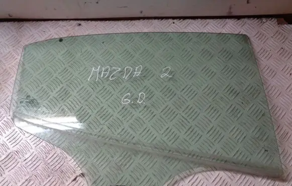 Mazda 2 Rear door window glass 43R004585