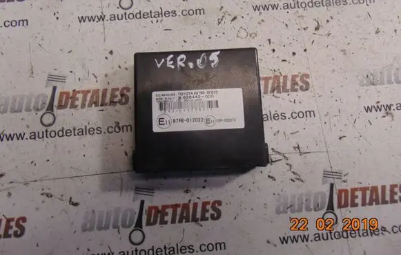 Toyota Corolla Verso AR10 Immobilizer control unit/module 897800F010