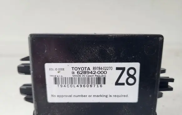 Toyota Yaris Cross Other control units/modules 8978402270