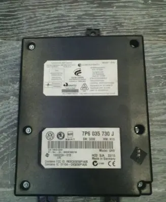 Volkswagen PASSAT B7 Bluetooth control unit module 7P6035730J 7664519281 1000224015