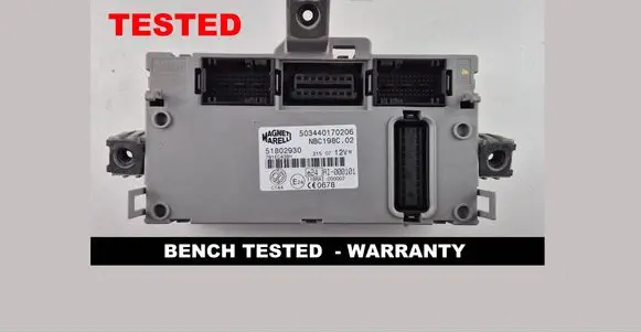 Fiat Bravo Comfort/convenience module 51802930 503440170206 NBC198C02