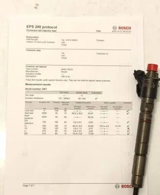 Volvo V60 Fuel injector 0445116016 CRL318