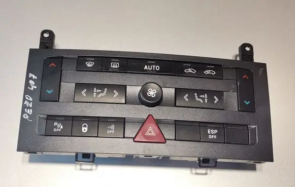 Peugeot 407 Climate control unit 96573322XA 96512442XT 96466840XT
