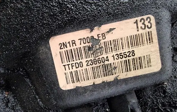 Ford Fiesta Manual 5 speed gearbox CIB5