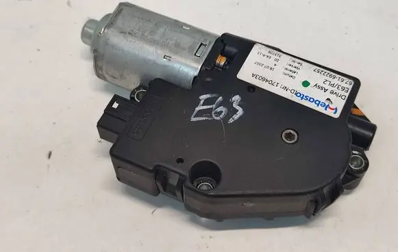 BMW 6 E63 E64 Electric sunroof installation 67616922257