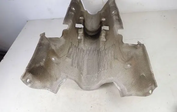 Audi A8 S8 D3 4E Exhaust heat shield 4E0825671B