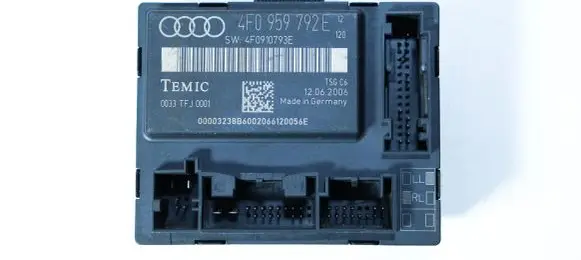 Audi A6 S6 C6 4F Door control unit/module 4F0959792E