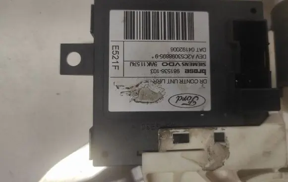 Ford Focus Rear door window regulator with motor 0130822219 3M51R27001BD 981536103