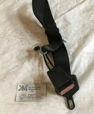 Mercedes-Benz 190 W201 Rear seatbelt buckle 2018605685