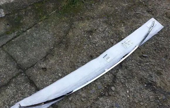 Renault Espace V (RFC) Rear bumper trim bar molding 850706056R 850769887R