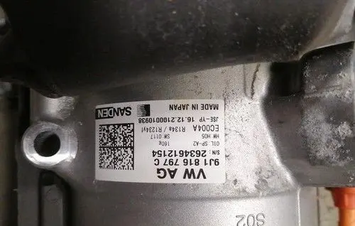 Porsche Taycan 9J1 Air conditioning (A/C) compressor (pump) 9J1816797C