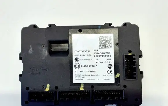 KIA Optima Central body control module 954A0D4TN0