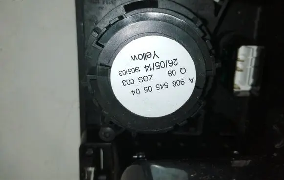 Mercedes-Benz Sprinter W906 Light switch