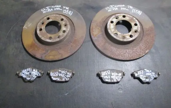 Citroen C4 Grand Picasso Rear brake disc TARCZEHAMULCOWE