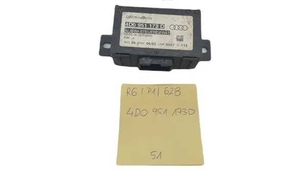 Audi A8 S8 D3 4E Alarm control unit/module 4D0951173D