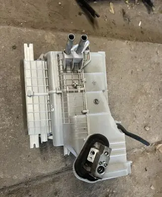 Interior heater climate box assembly
