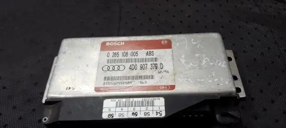 Audi A4 S4 B5 8D ABS control unit/module 0265108005 4d0907379d