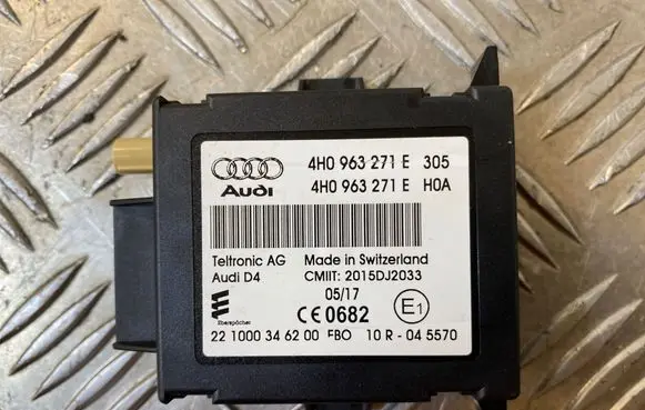 Audi A4 S4 B9 Trunk lid opening control unit 4H0963271E 2015DJ2033