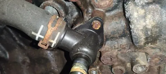 Peugeot 206 Engine coolant pipe/hose 9627629080