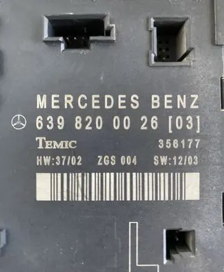 Mercedes-Benz Vito Viano W639 Door control unit/module