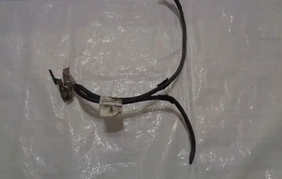 Peugeot 208 Negative earth cable (battery) 9812743680