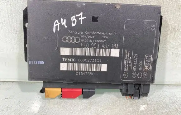 Audi A4 S4 B7 8E 8H Comfort/convenience module 8e0959433bm