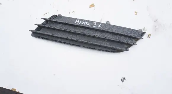 Opel Astra H Number Plate Surrounds Holder Frame HALOGENZALEPKA