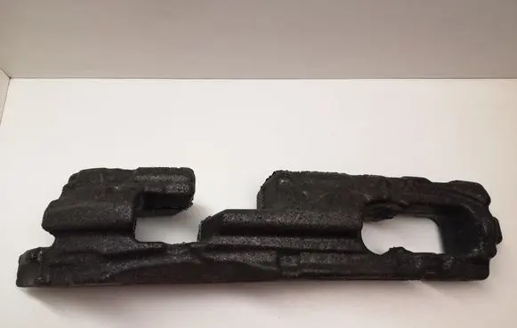 Front bumper foam support bar