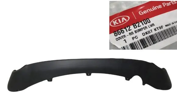 KIA Soul Rear bumper lower part trim 86612-B2100 86612B2100