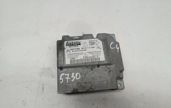 Citroen C4 I Airbag control unit/module 9658137980 603725800 0057249