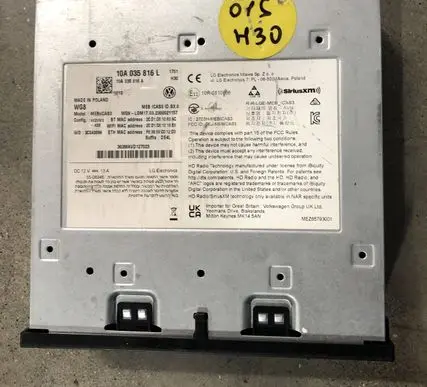 Volkswagen ID.3 Radio/CD/DVD/GPS head unit 10A035816L 1QA035816A