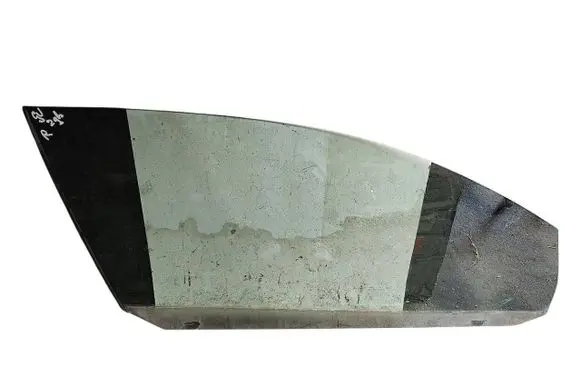 Volkswagen Golf V Front door window/glass (coupe) 43R001057 DOT27M235AS2