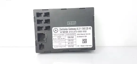 Mercedes-Benz E W211 Gateway control module A2115402545