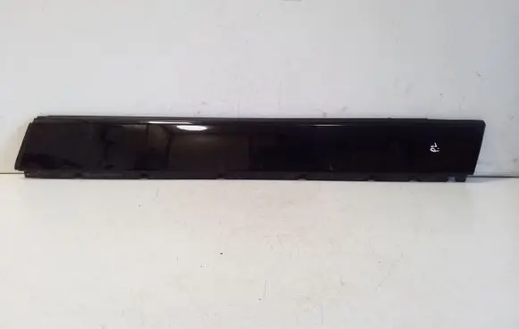 Front door glass trim molding